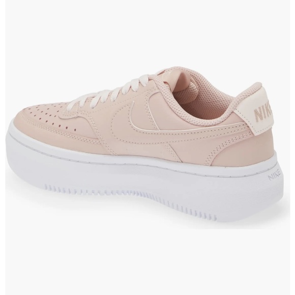 Nike Court Vision Alta Platform Sneaker Pink Oxford Sz 8.5 EUC Box Included - Picture 4 of 14